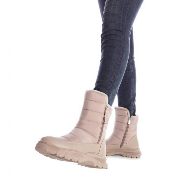 NEW XTI women's winter boots in beige/khaki - Picture 5 of 5